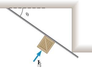 October 22, 2015 Page 4 A11. A crate of mass m is on a ramp that is inclined at an angle θ as shown in the diagram. The coefficient of static friction between the crate and the ramp is m s.