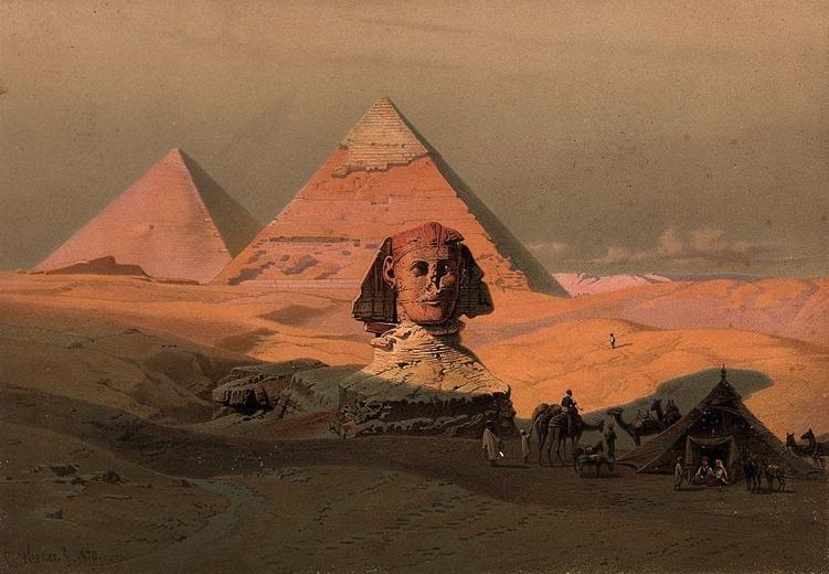 The Great Pyramid of Egypt has mathematical evidence for containing the