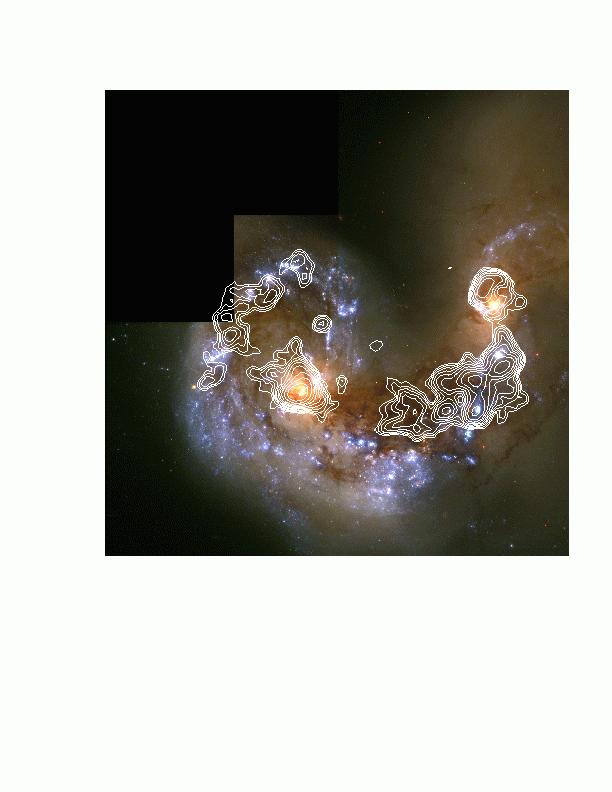 CO image of Antennae merging galaxies C O GN20 z=4 submm galaxy HST/CO/SUBMM
