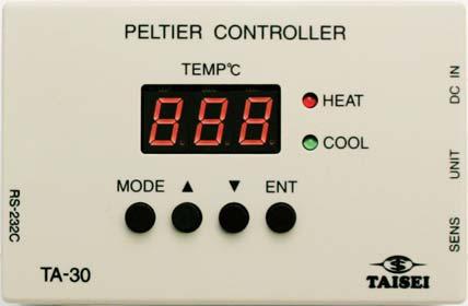 Thermoelectric Peltier Controller Model TA-30 Connect Diagram Power Supplies DC8 V ~ 1 V CN 1. for Power Supplies: P PC, Sequencer CN4:3P CN. for Peltier:4P CN. for FAN:4P CN 3.