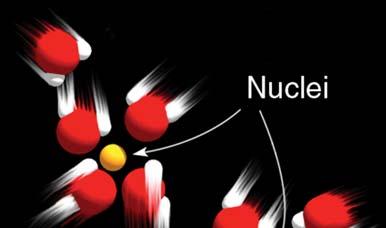 with nuclei.