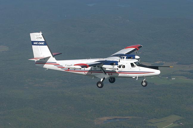 The NRC Twin Otter aircraft was chosen for this evaluation because of its well documented capability for airborne measurement of atmospheric CO 2 concentration using an airborne LiCor LI-7000 CO 2