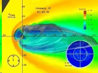 The Magnetosphere Ermakov et al., 1997 solar wind and solar energetic particles precipitate over the polar caps.