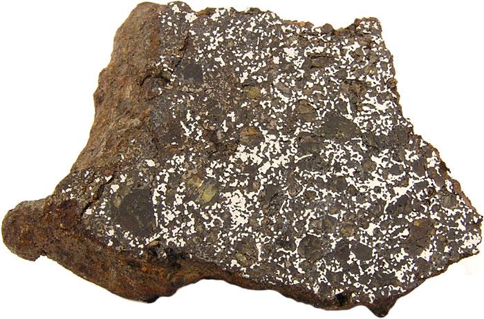 Mesosiderites Mesosiderites are composed of roughly equal portions of metal and silicate.