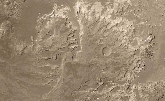 Delta Deposits on Mars