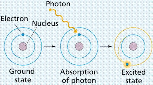 Electrons and Light Think back to electron orbitals. Electrons found in orbitals have a particular energy level.