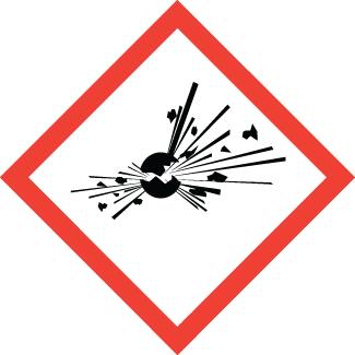 Hazard Class Category (1) EXPLOSIVES Pictogram: Exploding Bomb Hazard Class Physical Hazard Explosives are classified in six divisions and determined by test criteria Hazard statements