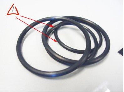 Secure the focuser tube with small O rings Secure the two ends of the focuser tube with the two small