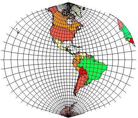 Mercator projection This projection is useful for showing the entire Earth on a flat sheet of