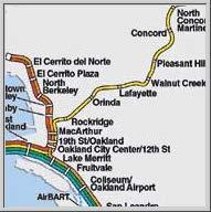 Imagine a paper map without latitude or longitude, such as a schematic BART train map.