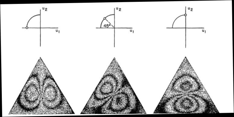 Versatilities of Speckle Method I Displacement or slope contours along different directions Partial slope contours of a clamped centrally loaded