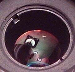 Figure 3: A coating flaw on the Meade field lens at 1 o clock. Performance Testing Performance testing was carried out on my 10 f/5 Teleport, a superb Newtonian.