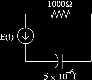 Find the charge q(t) on the capacitor if i(0) = 0.3. Determine the charge and current after.