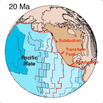 Cenozoic Tectonics Miocene Tectonic elements: http://www.