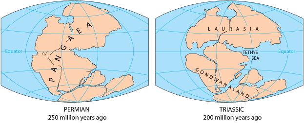 Earth s continents had once been