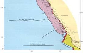 Fault ocean floor only Continental Transform Fault cuts across