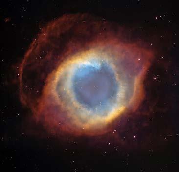 White Dwarf Inert C core, He & H shells 41 NGC 7293: The