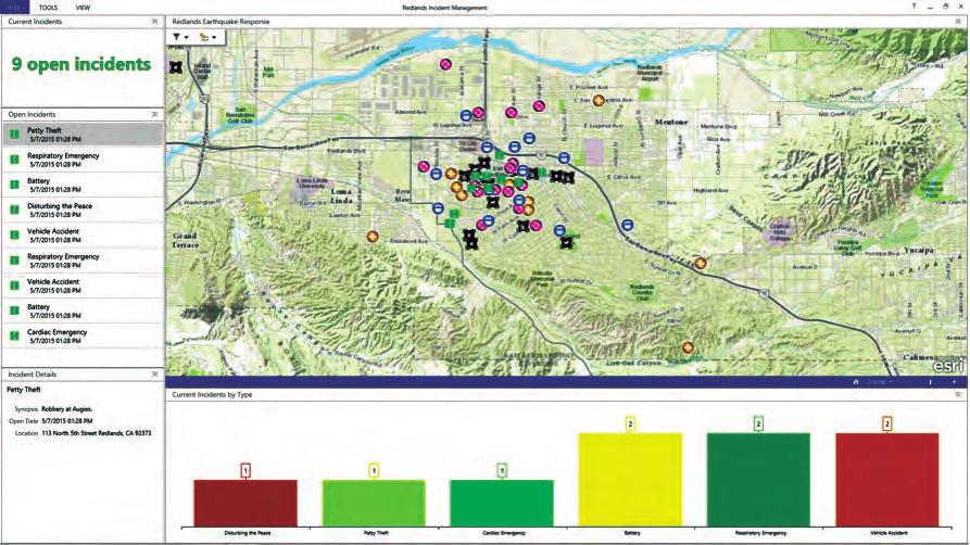 Learn ArcGIS Lesson Explore then recreate a dashboard In an emergency, a coordinated effort saves time, which can save lives.