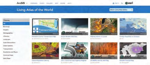The Living Atlas is curated so you, and others, can count on finding high quality information for your ArcGIS applications.