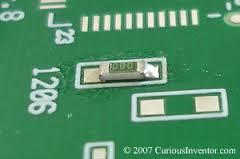 Simple Circuits Symbols: Battery Resistor Ground + Solder paste Dimension of surface mount components (e.g.