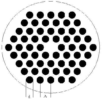 The wavelengths that form the PBG are forced to propagate in the core simply because they cannot enter the cladding. These are the photonic band gap PCFs.