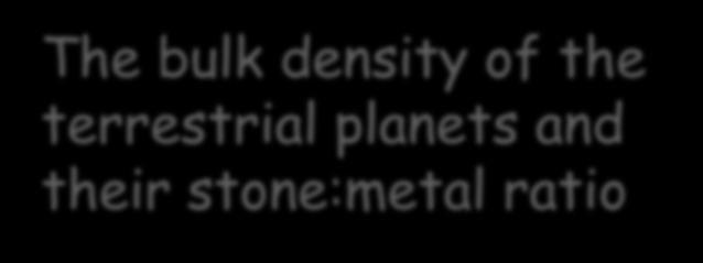 stone:metal ratio From: W.S.