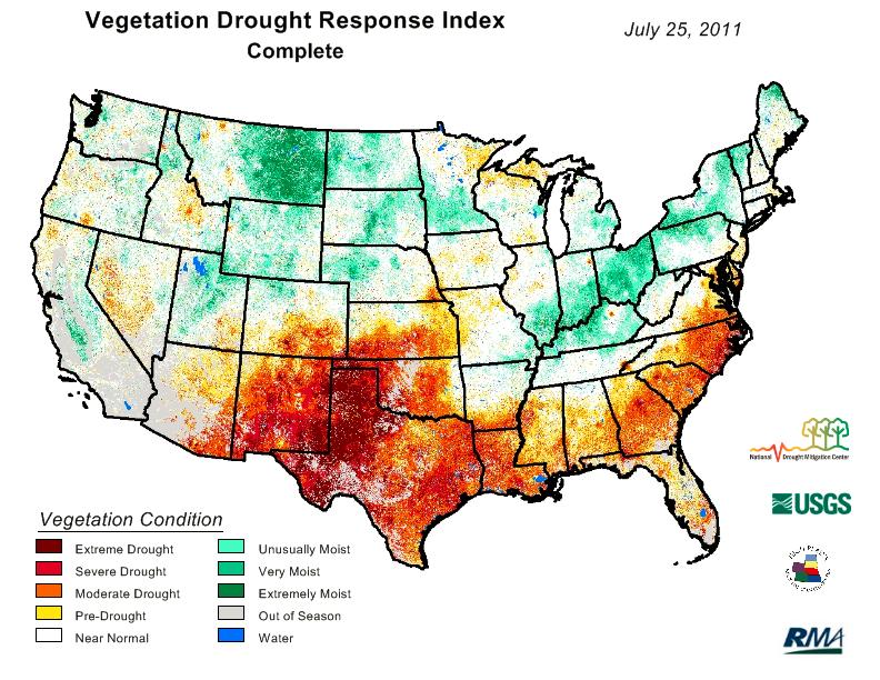 Drought conditions can
