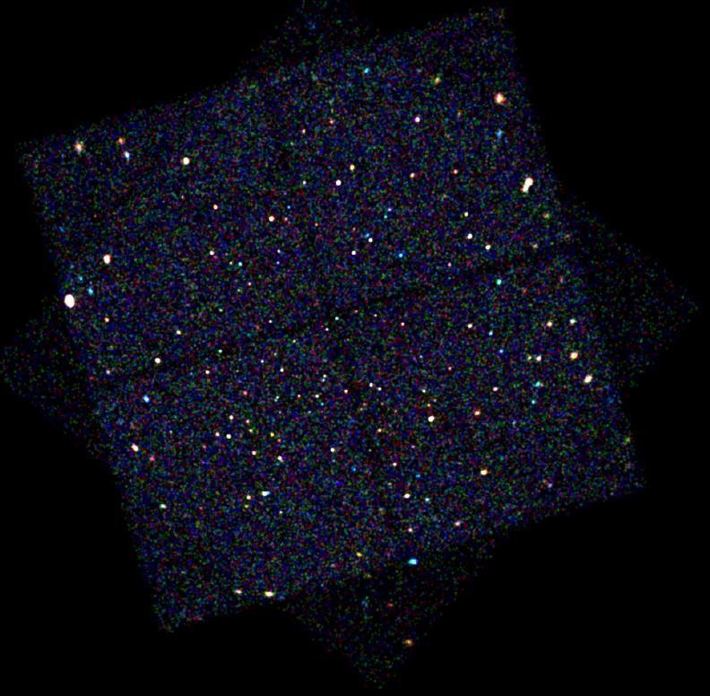 22 Fig. 1. False-color X-ray image (25 25 ) of the LALA Boötes Field, composed from 172 ks Chandra exposure. North is to the top, and east is to the left.