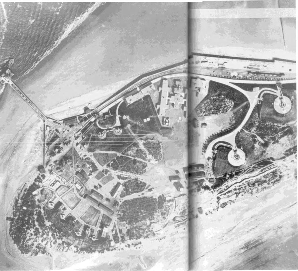 Aerial photograph of Spurn Point Fort, taken