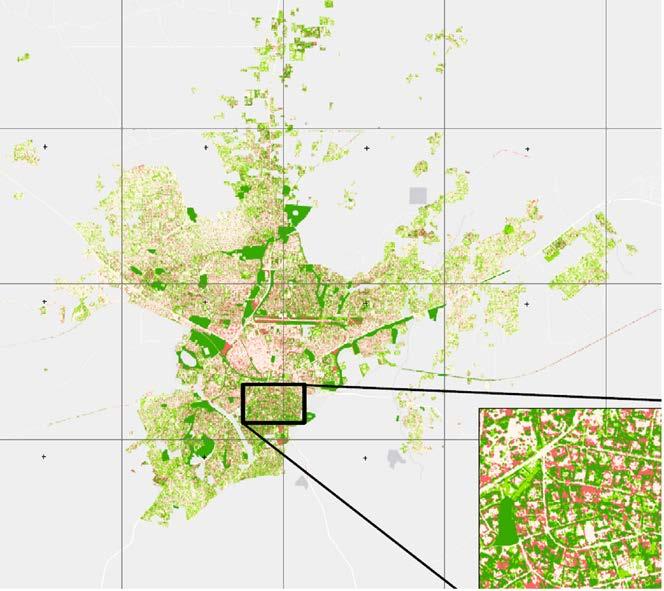 Example: Urban Green Areas 2010 2015