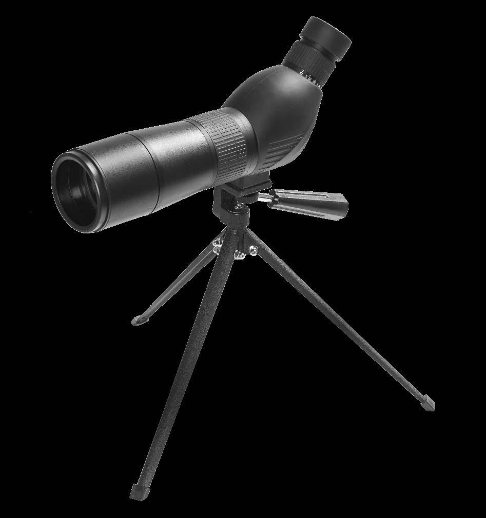 SPOTTING SCOPES You can get closer than ever before Spectre spotting scope can be used in applications which require higher magnifications than those found on a typical binocular.