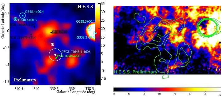 The TeV-emitting superbubble of Westerlund 1 extremely massive star cluster: 24(!) Wolf-Rayet stars (versus 2 in Westerlund 2), 80 blue supergiants... (Ohm et al.