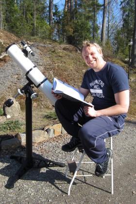 Jaakko Saloranta: Observer from Finland I observed NGC-3184 on March 25, 2015 from Hartola, Finland with 8-inch reflector. The object was fairly high in the sky - at an altitude of 60.