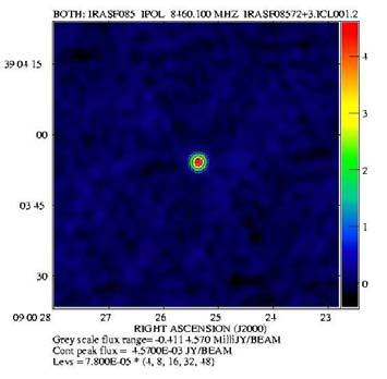 4 synchrotron residue 6 with flat spectrum: α(3 6cm) > 0.
