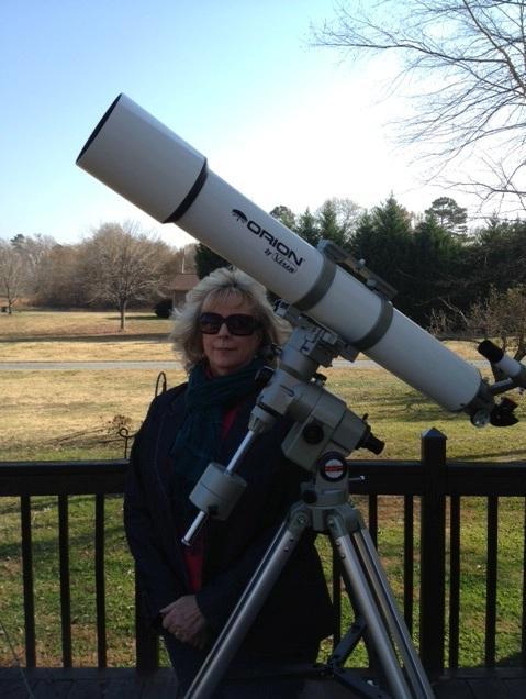 Debbie Ivester: Observer from North Carolina On June 11, 2013, I observed the galaxy trio from my moderately light-polluted backyard in western North Carolina.