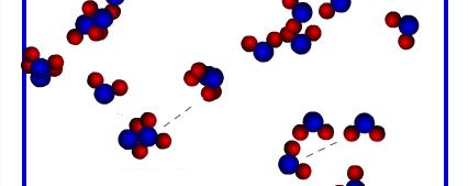 the molecules are constrained to fixed positions.