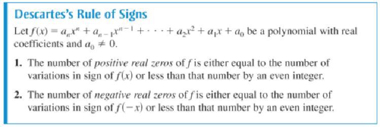 x 4x 1x 4 Example 8 Other Tests for Zeros of Polynomials Write the function as a product of linear factors, and list all of its zeros.