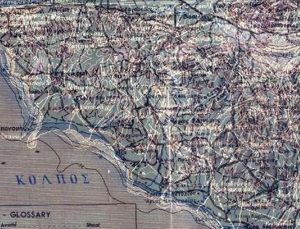 Figure10: Map sheet Chalkidiki : the Greek 1910