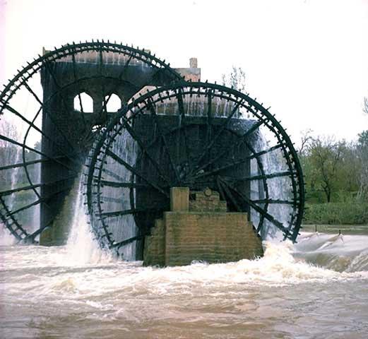 Conversion q A waterwheel turns at 360 revolutions per hour.