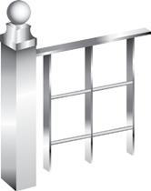 Mold Cap Popular mill rolled ornamental steel bar available for 1 and 1 1/4 deep panels.