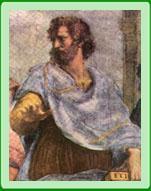 Democritus proposed that all material things are composed of extremely small irreducible particles called atoms. Democritus by Agostino Carracci (Ref: http://www.intermed.