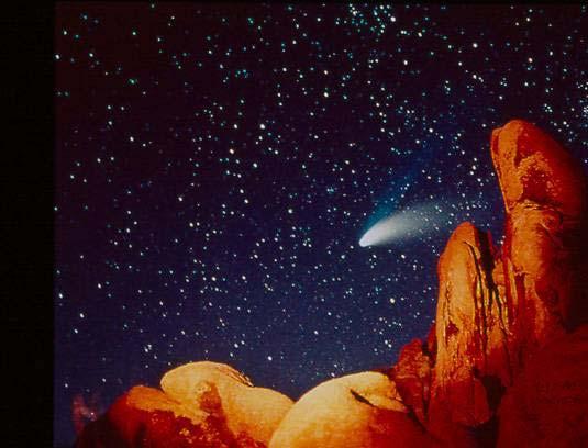 COMETS: First known small bodies; Atmospheric phenomenon or further away from Earth?