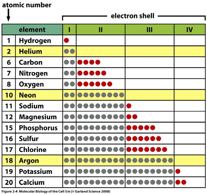 In an atom, electron = proton = atomic number, (H