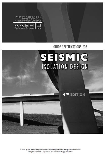 Sources of information Fourth Edition of AASHTO Guide Specification for