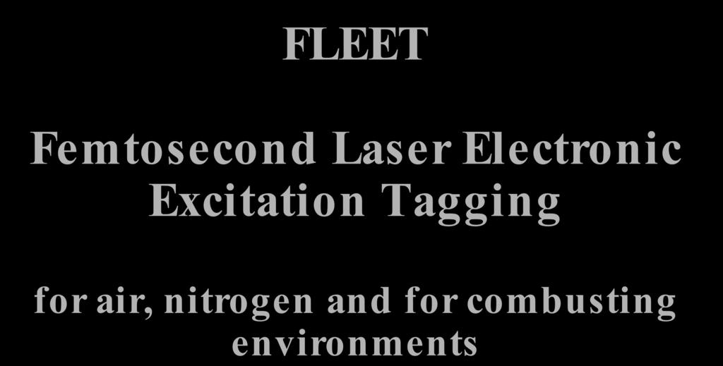FLEET Femtosecond Laser Electronic Excitation