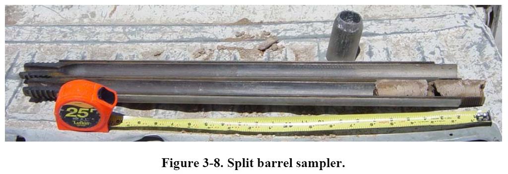 Disturbed and Undisturbed Samplers Disturbed Sampling Provides a means to evaluate stratigraphy by visual examination and to obtain soil specimens for laboratory index testing.