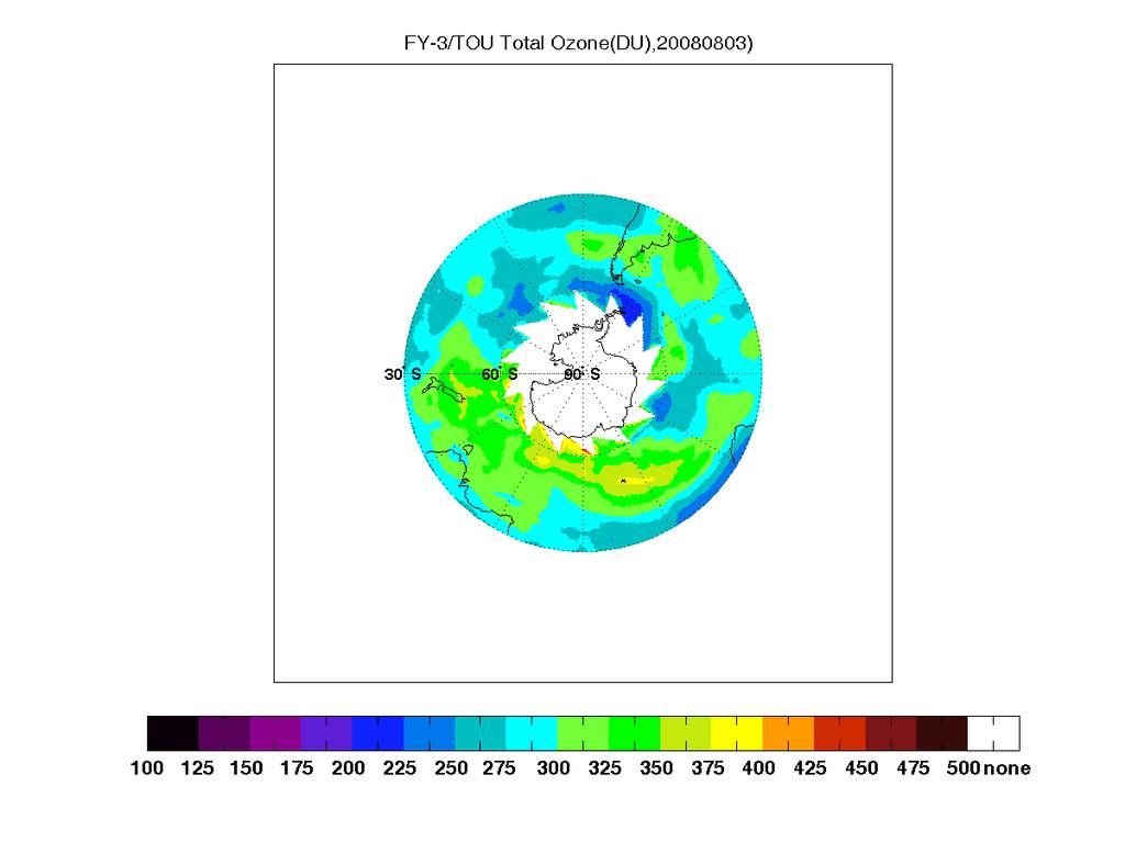 TOU/FY-3A Evolution of ozone hole in