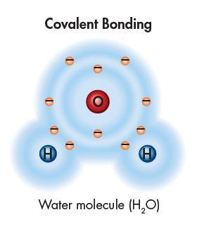 Covalent bonds: formed when