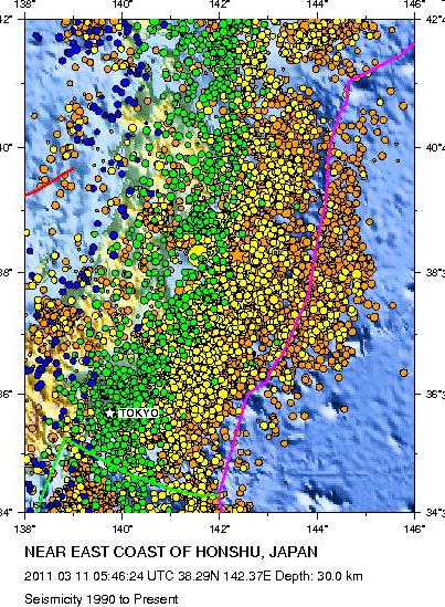 Japanese Earthquake and Tsunami March 11, 2011 Magnitude