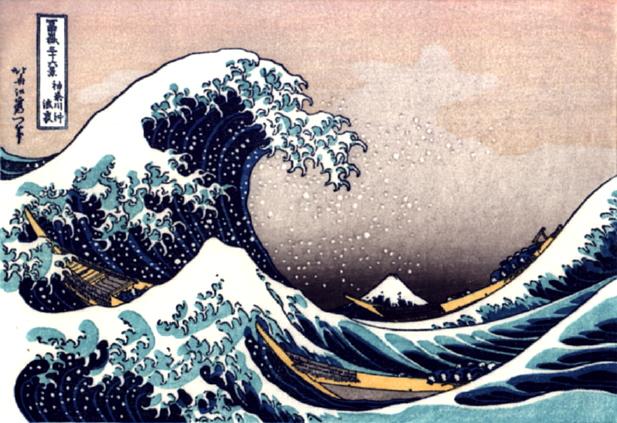 Tsunamis The great wave off the coast of Kanagawa a